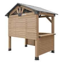 Igor Cedar Wood Add-On Gazebo Bar